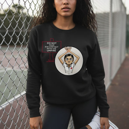 Netball Gifts - Black Netball Umpire Jumper - Funny Slogan