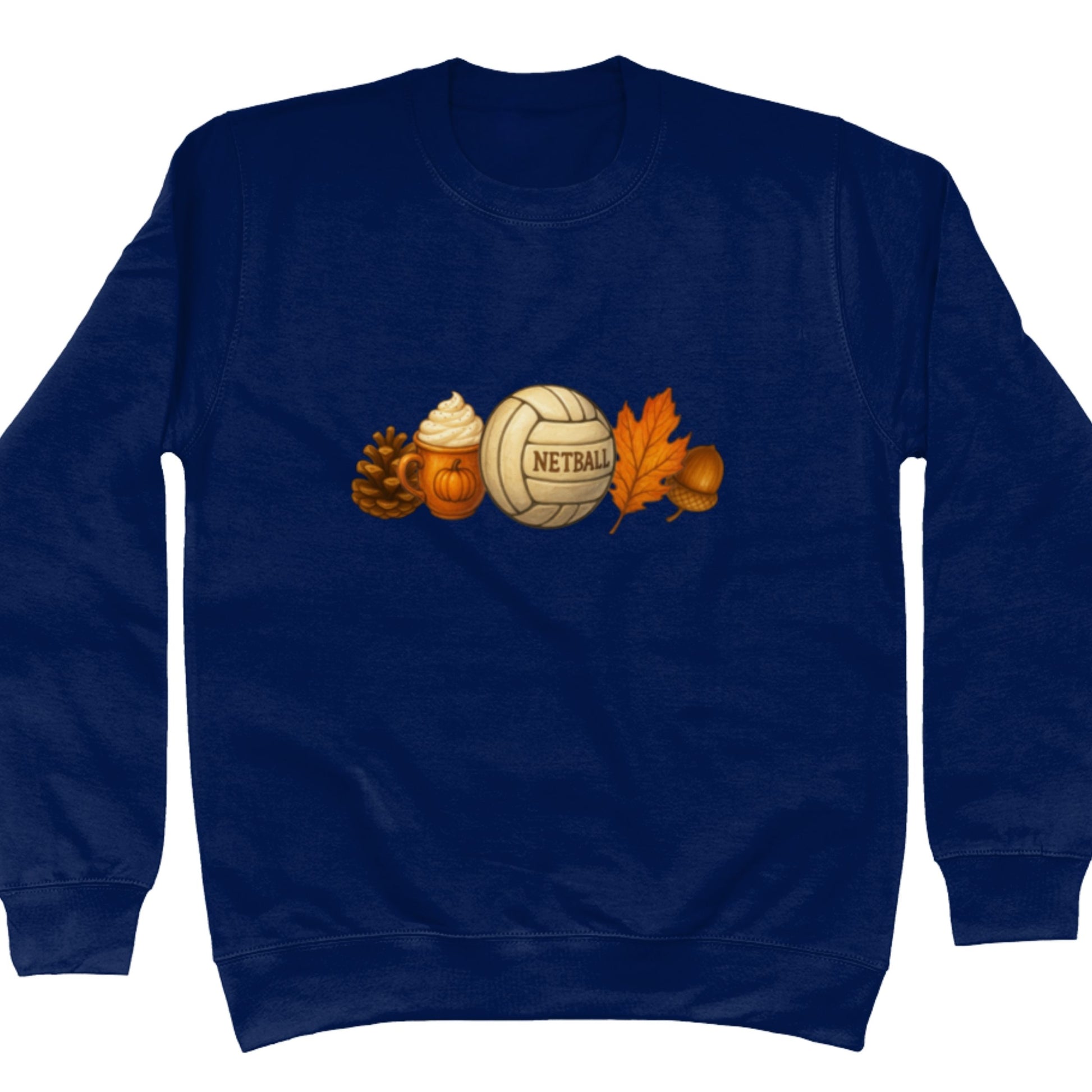 Blue Autumn Netball Sweater - Netball Clothing