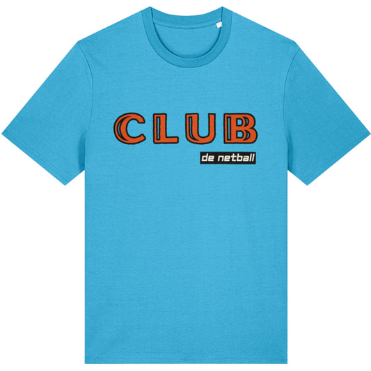 Blue Club De Netball T-Shirt Top