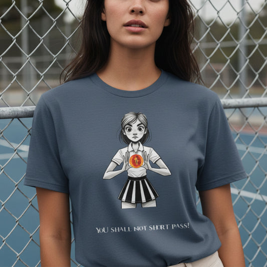 Netball Gifts - Funny Blue Netball Umpire Slogan Top