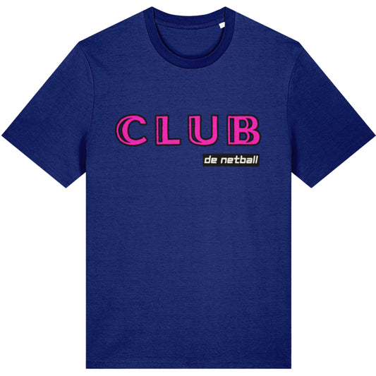 Blue and Pink Netball T-Shirt Top