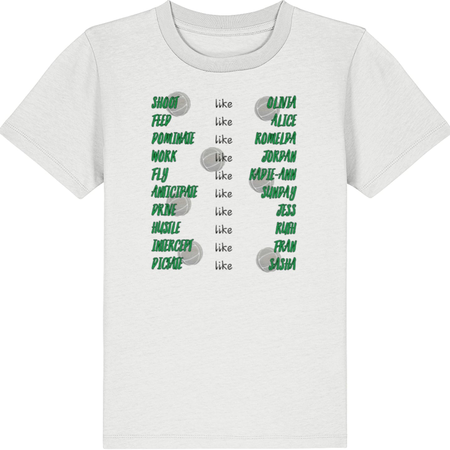2026 Fever Netball Team Supporter Kids Tee Shirt