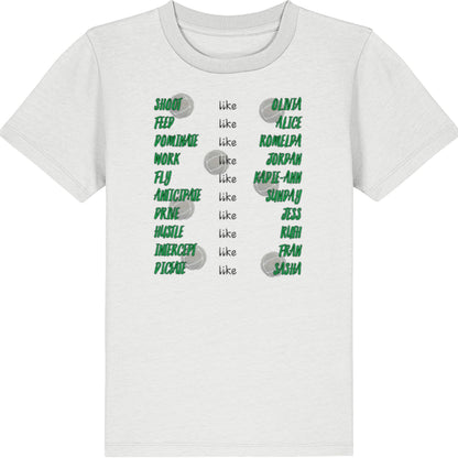 2026 Fever Netball Team Supporter Kids Tee Shirt