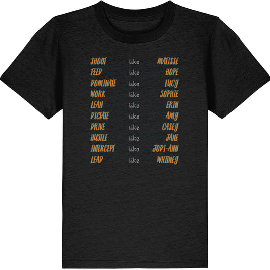 2026 Giants Netball Team Supporter Kids Tee Shirt Top