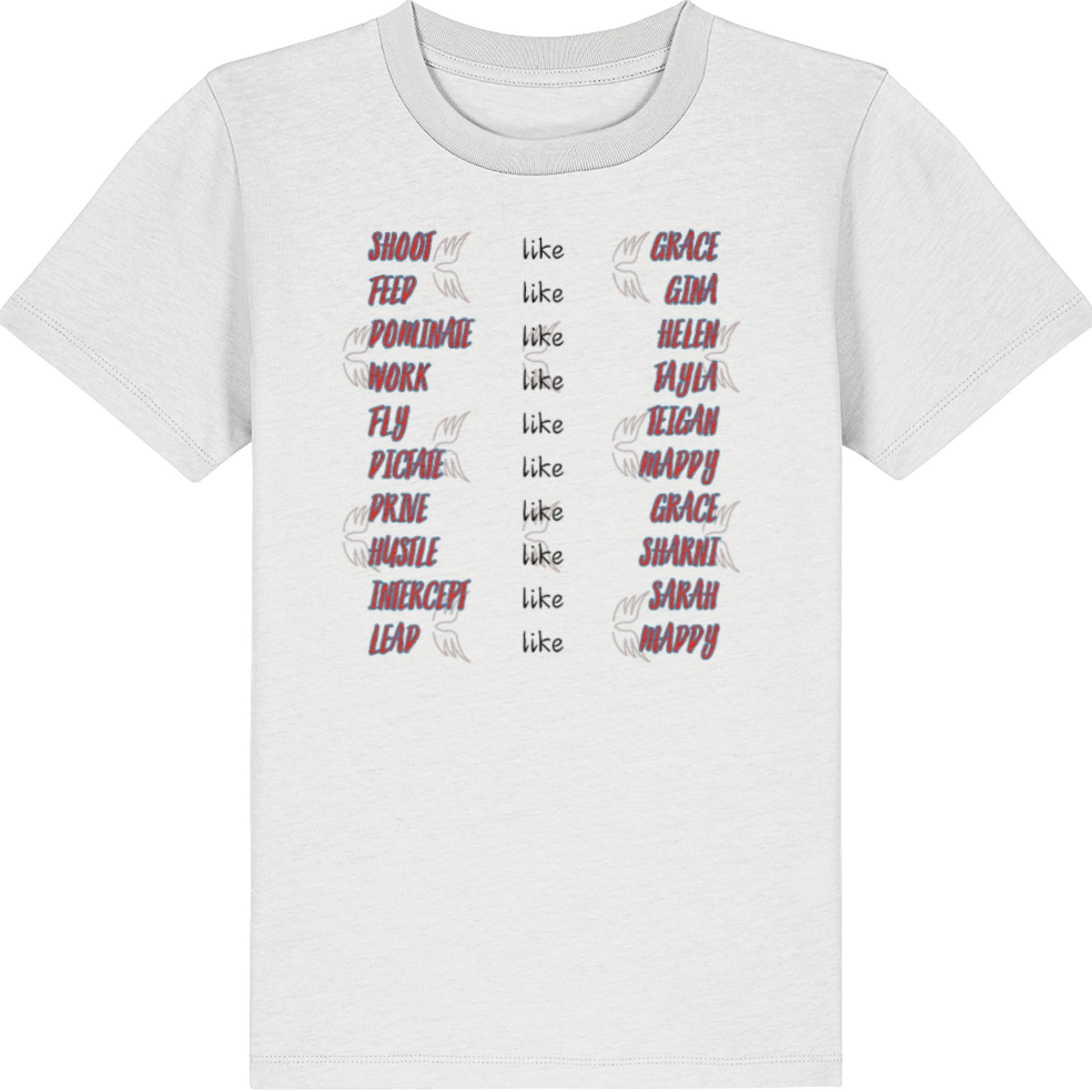 2026 NSW Swifts Netball Kids Supporter T-Shirt Top