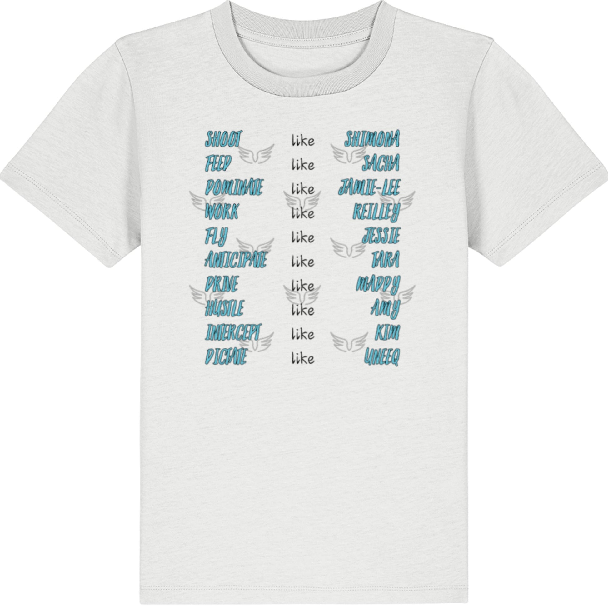 2026 Kids Melbourne Mavericks Netball Team Tee Shirt