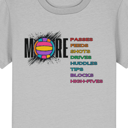 Colourful Netball Slogan Shirt for Children and Teenagers - Netball Gifts