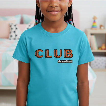 Netball Gifts - Bright Blue Netball Top for Children