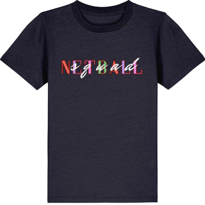 Children's Navy Blue Netball T-Shirt - Netball Clothing