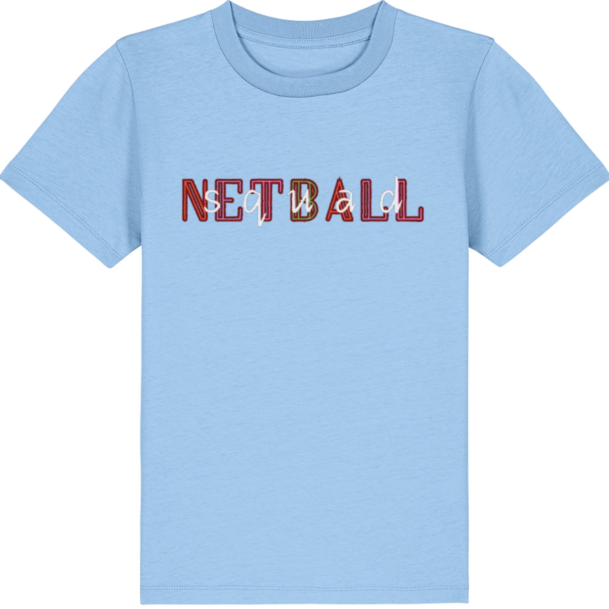 Children's Netball Squad Blue T-Shirt - Netball Gifts