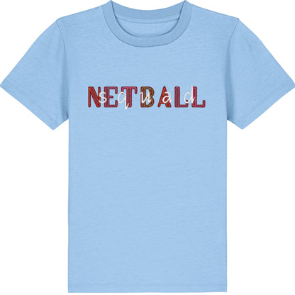 Children's Netball Squad Blue T-Shirt - Netball Gifts