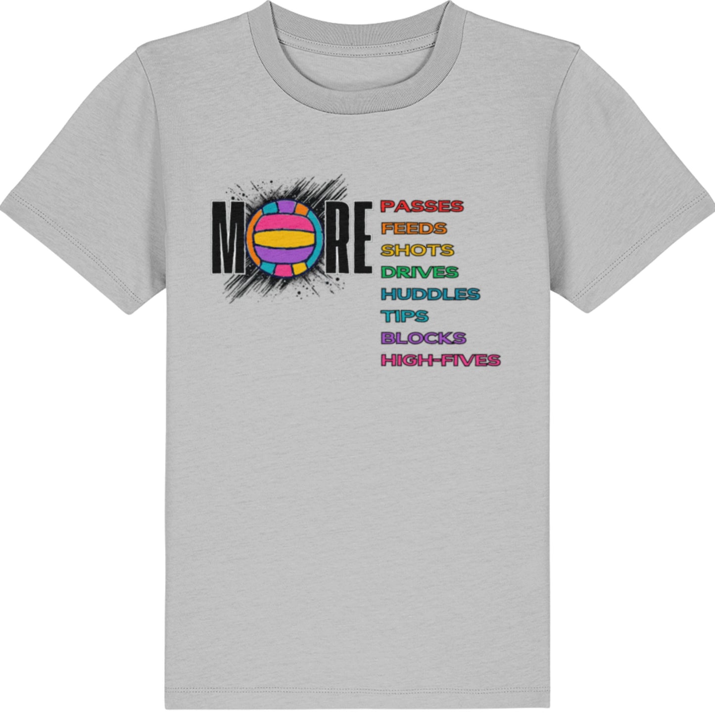 Children's Fun Netball Slogan T-Shirt Top - Netball Clothing