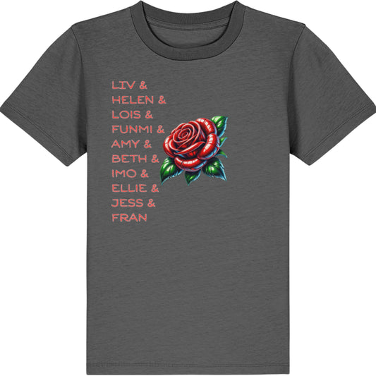 Children's Netball Tee Shirt - England Roses