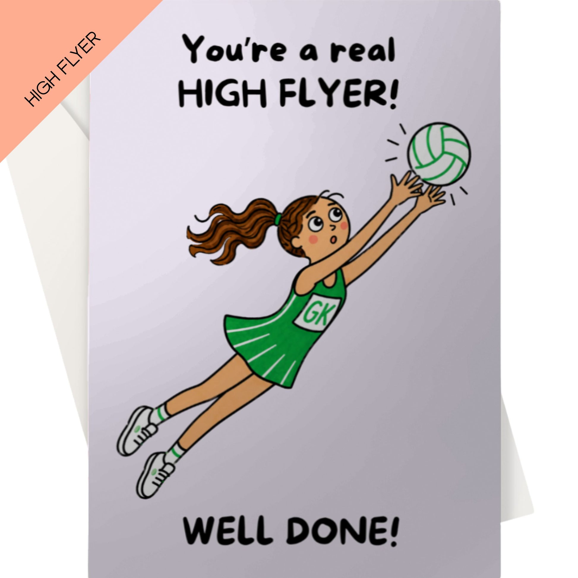 Congratulations Card for Netball Player