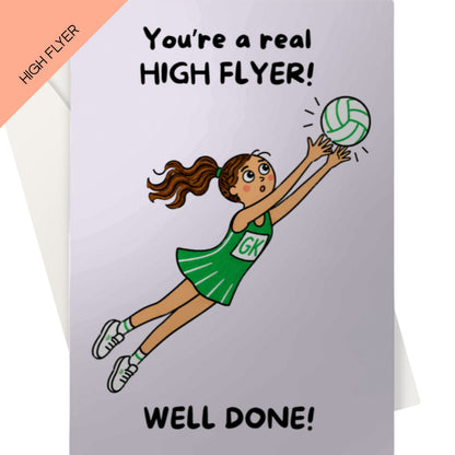 Congratulations Card for Netball Player