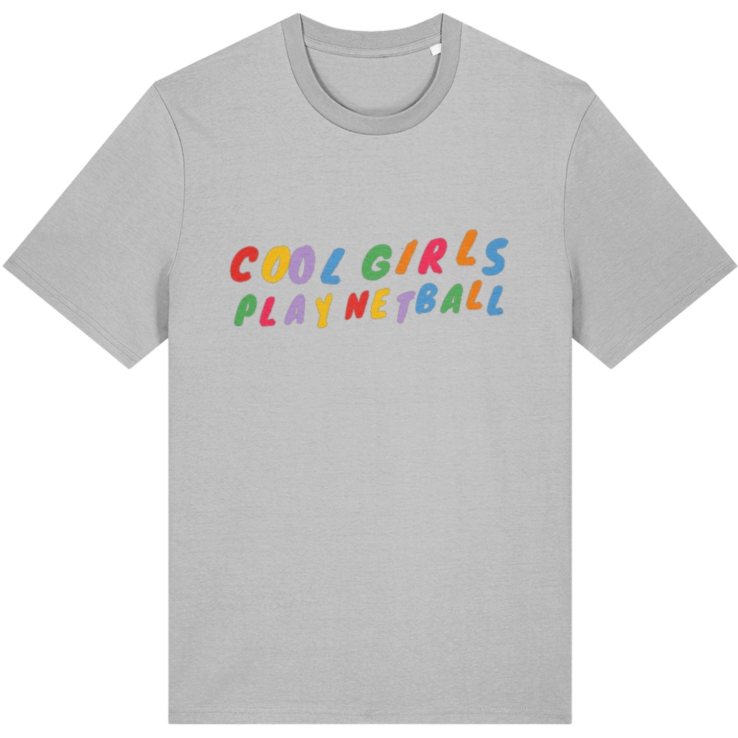 Grey Cool Girls Play Netball T-shirt - Netball Gifts