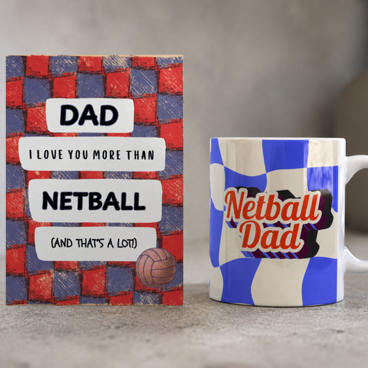 Netball Dad Mug Gift Set