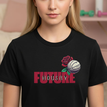 Netball Gifts - England Roses Netball Shooter Teen Girl T-Shirt