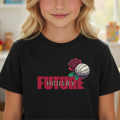 Netball Gifts - England Roses Netball Shooter Kids T-Shirt