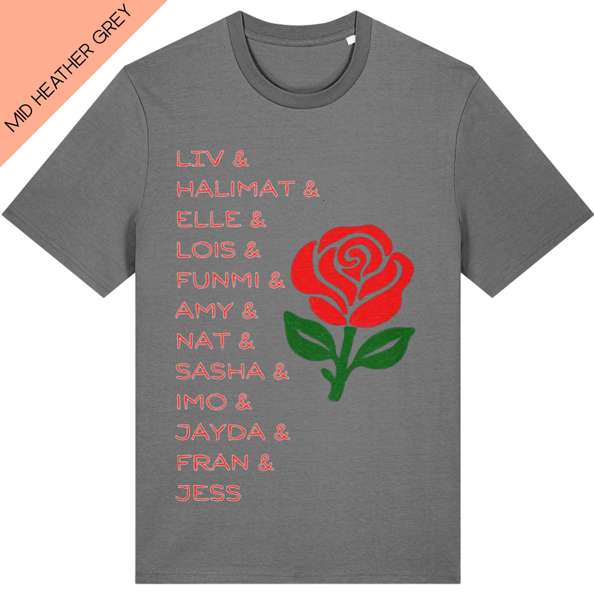 Dark Grey England Roses Netball Adult Top - 2026 Commonwealth Games