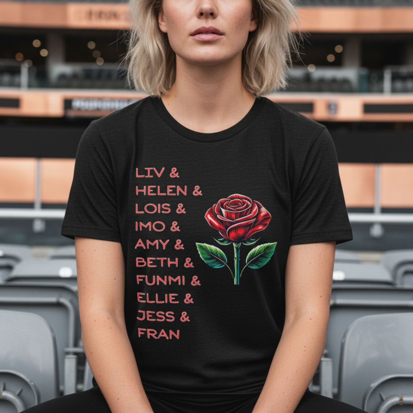 Netball Gifts - England Netball Team Supporter T-Shirt for Adults