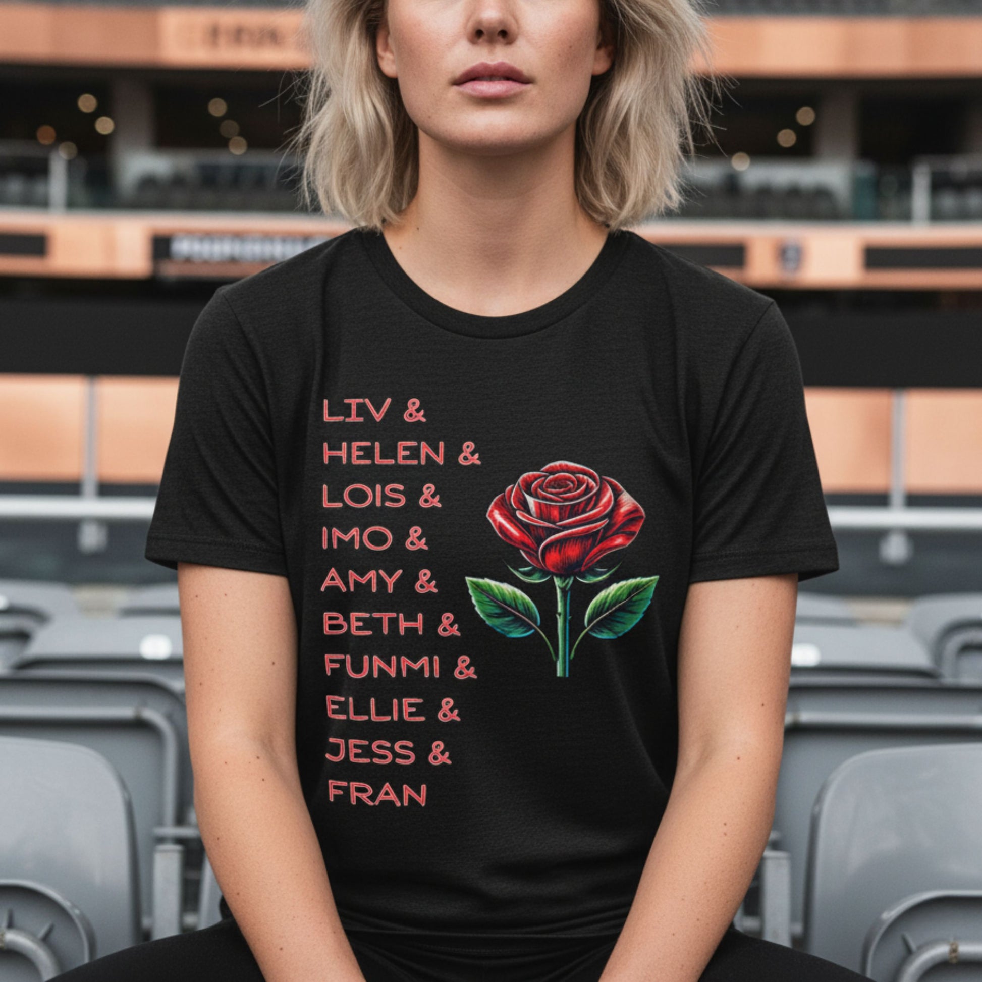 Netball Gifts - England Netball Team Supporter T-Shirt for Adults