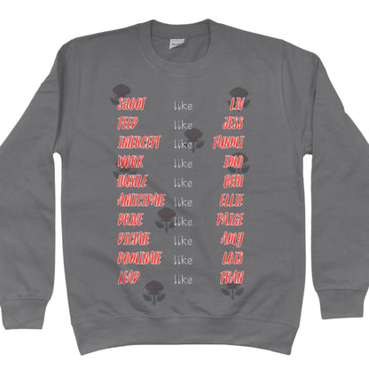 England Netball Sweatshirt - Roses Supporter