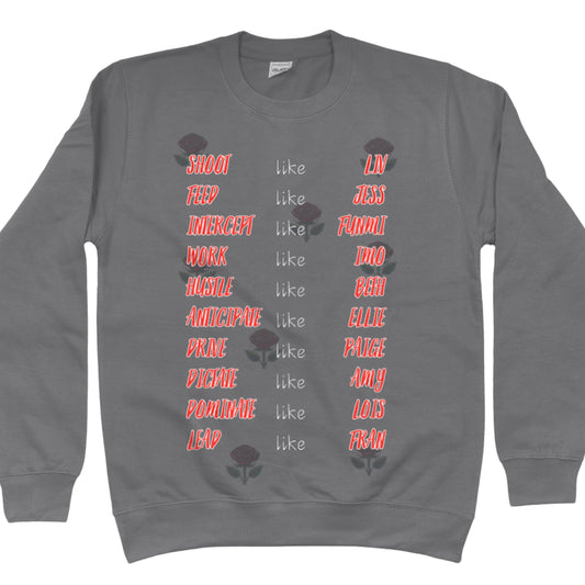 England Netball Sweatshirt - Roses Supporter
