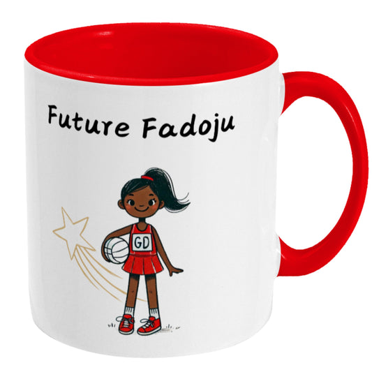 Fadoju England Netball Gift Mug