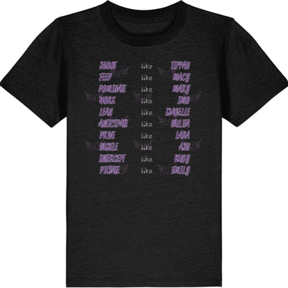 Queensland Firebirds Kids Netball Supporter Tee Shirt