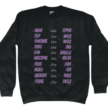 Queensland Firebirds Netball Team Sweatshirt