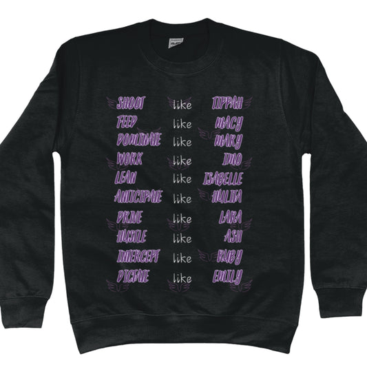 Queensland Firebirds Netball Team Sweatshirt