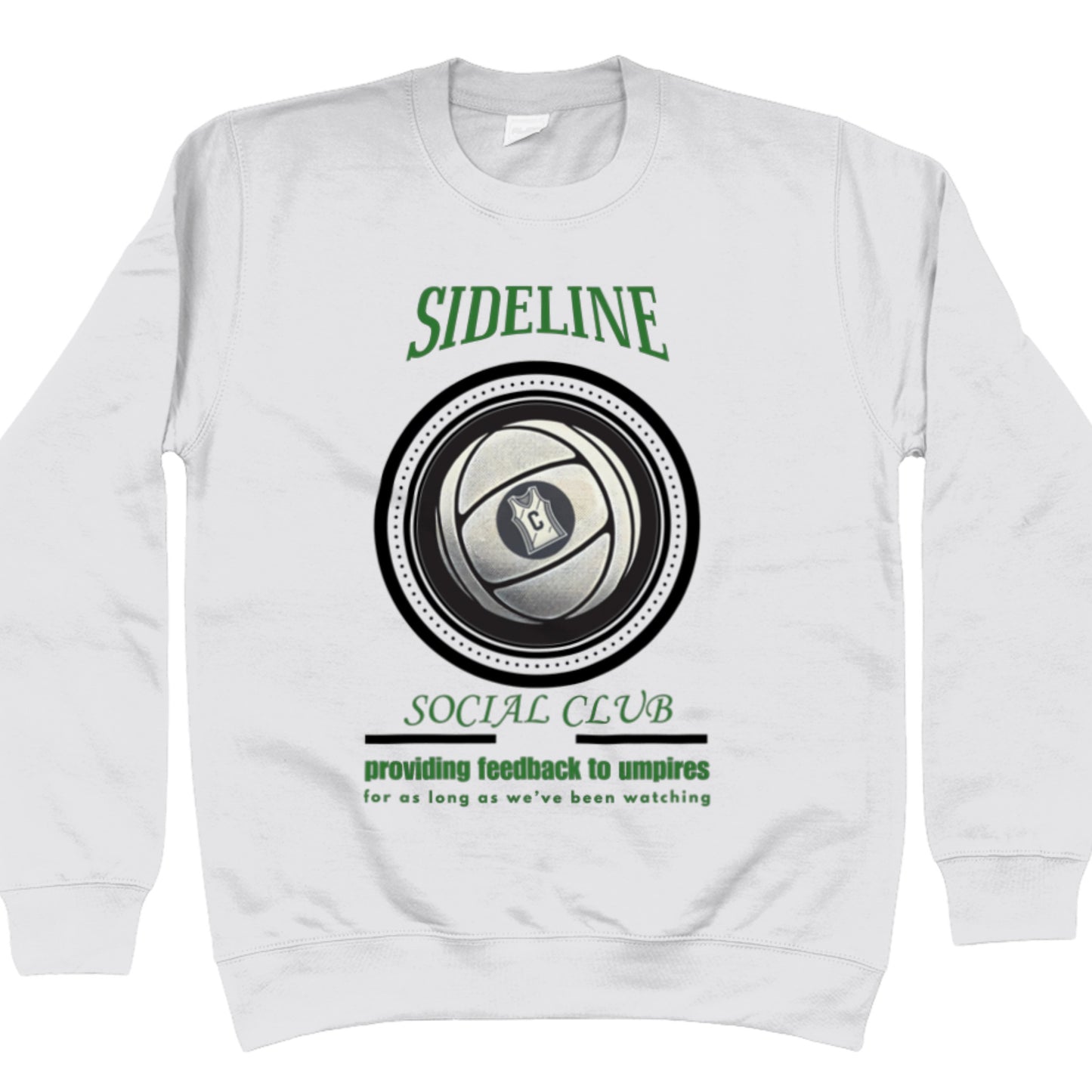 Funny Netball Jumper Gift - Sideline Parents Slogan
