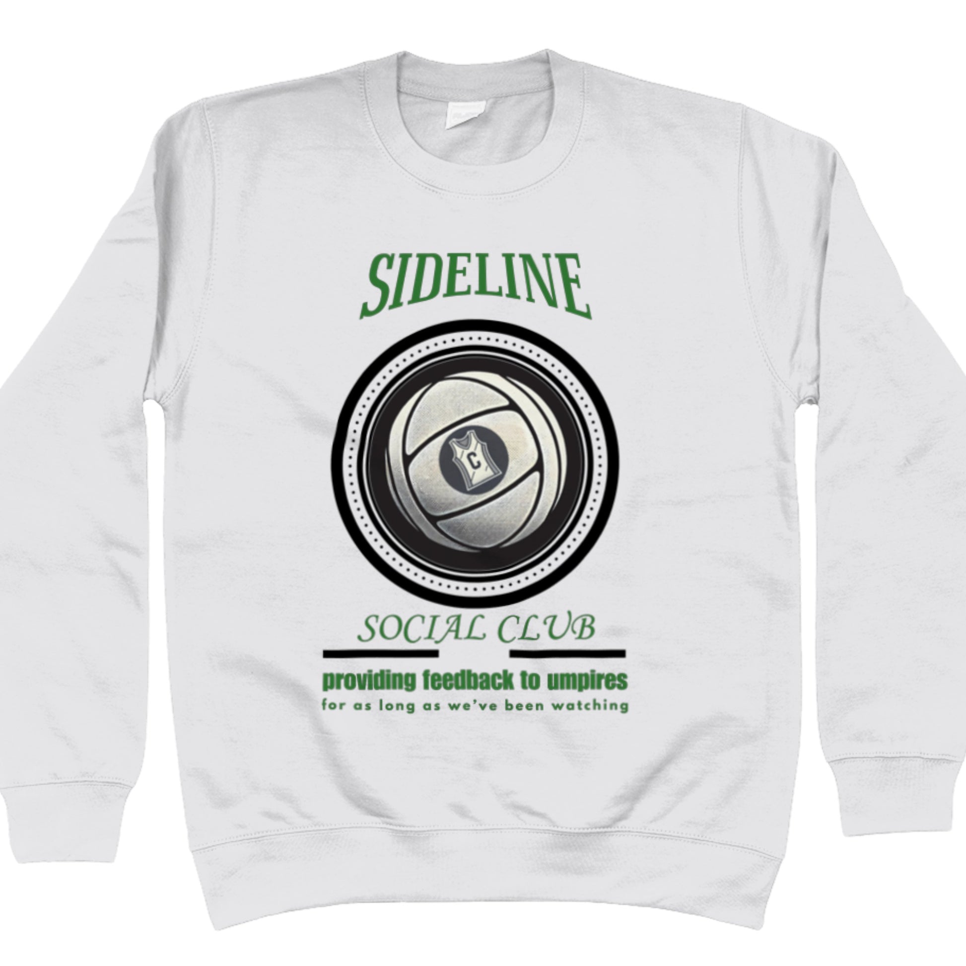Funny Netball Jumper Gift - Sideline Parents Slogan