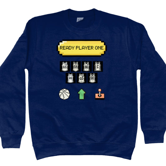 Fun Netball Sweatshirt - Retro Netball Gift