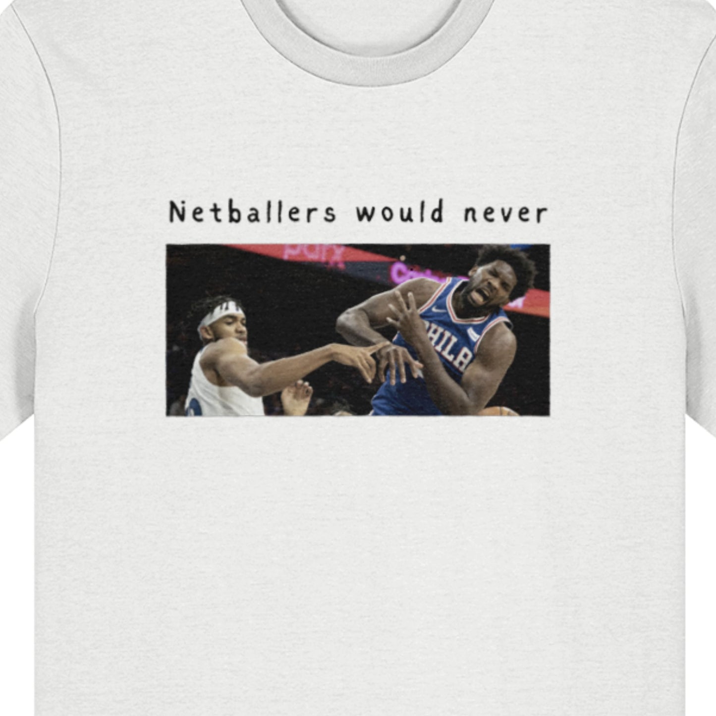 Funny Netball vs Basketball Fashion Top - Netballers Would Never