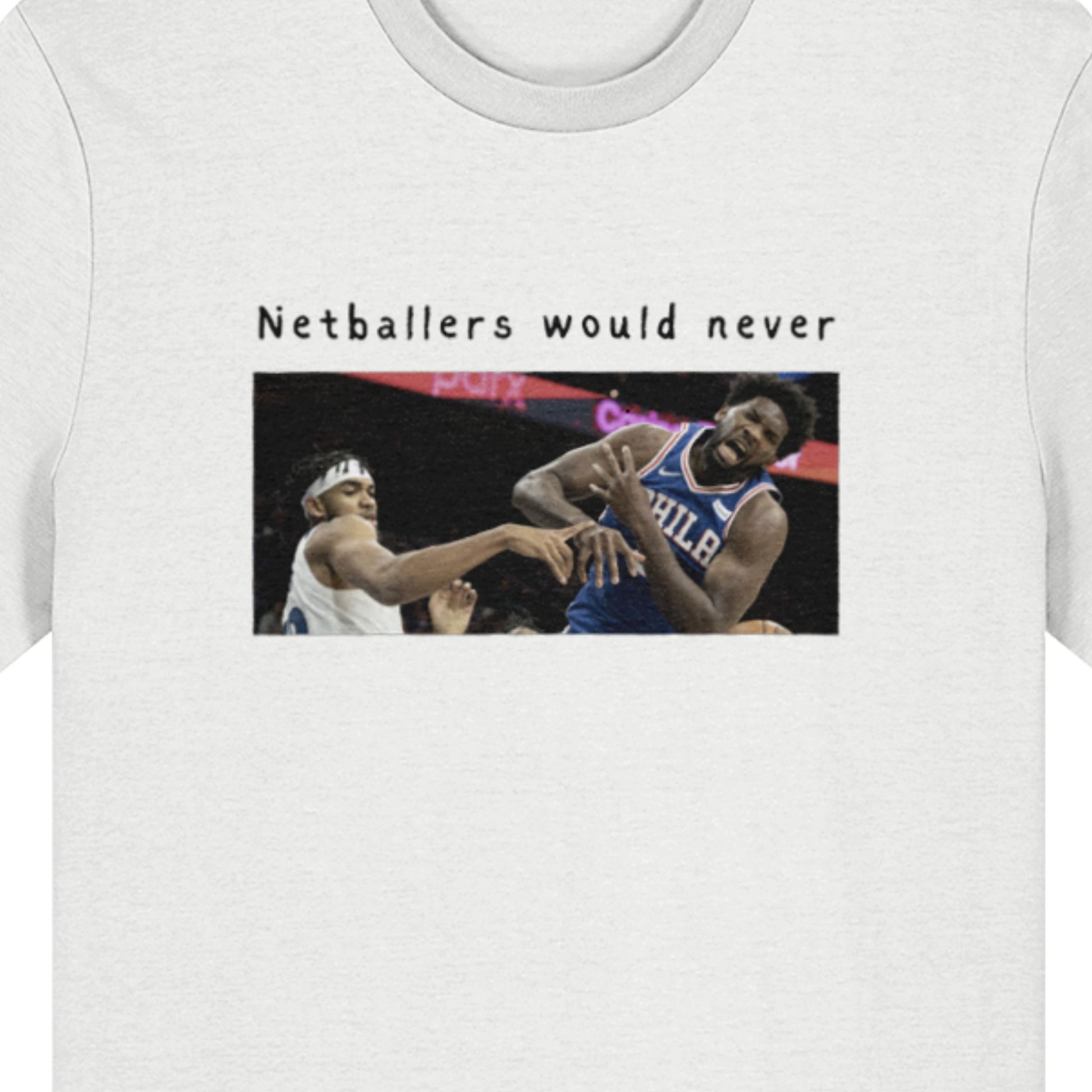 Funny Netball vs Basketball Fashion Top - Netballers Would Never