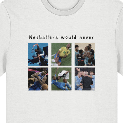 Netball T-Shirt with Sports Photography Graphic - Netball Fashion Top