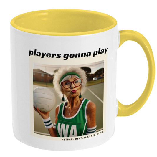 Funny Senior Netball Coach Gift Mug