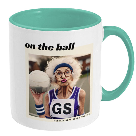 Funny Netball Coach Gift Mug