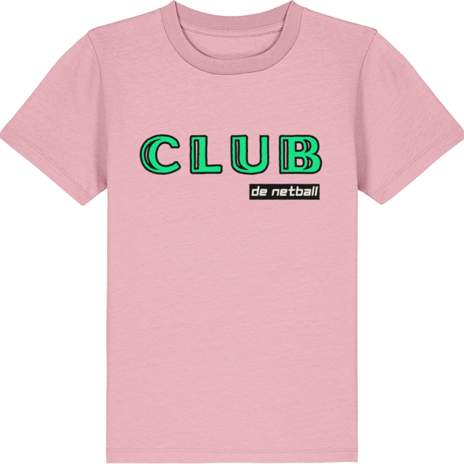 Girls' Pink Netball T-Shirt - Kids Netball Gift