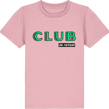 Girls' Pink Netball T-Shirt - Kids Netball Gift
