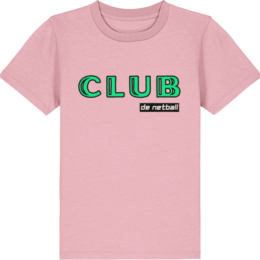 Girls' Pink Netball T-Shirt - Kids Netball Gift
