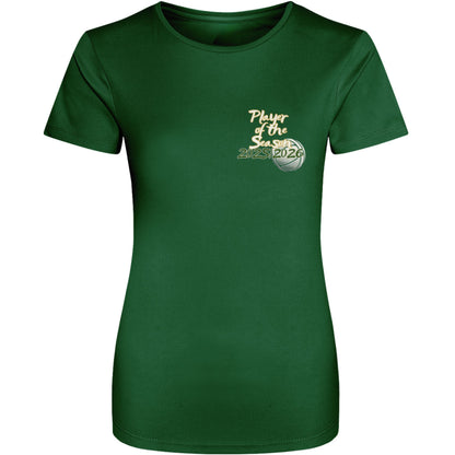 Green Netball Player of the Season Training Shirt - Netball Player Award