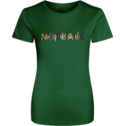 Green Netball Performance Top - Netball Squad
