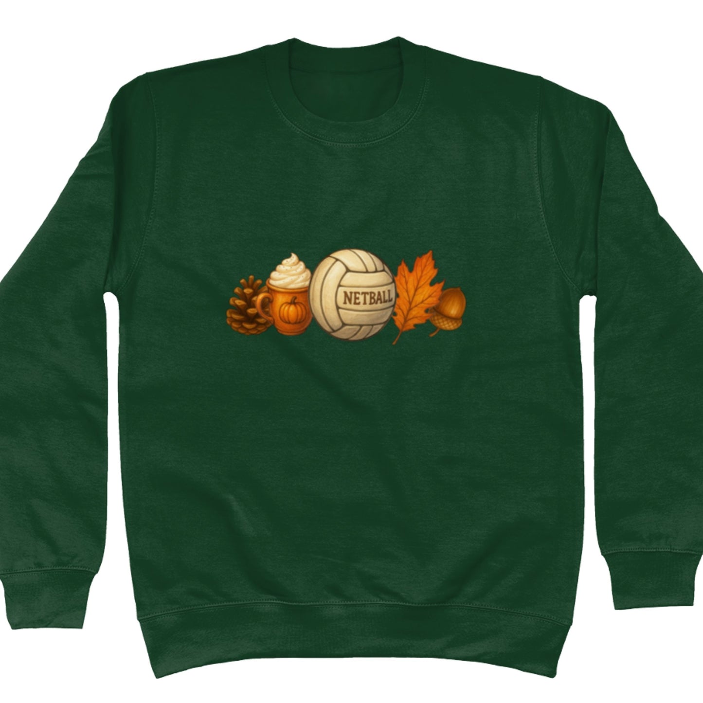 Green Autumn Netball Sweatshirt - Netball Clothing