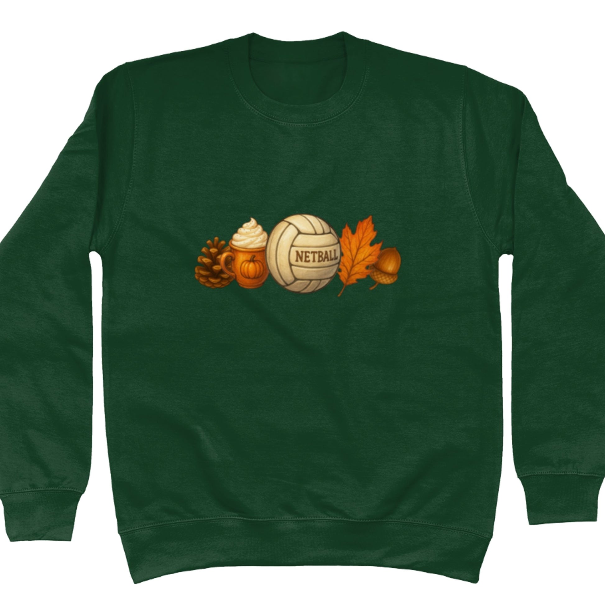 Green Autumn Netball Sweatshirt - Netball Clothing