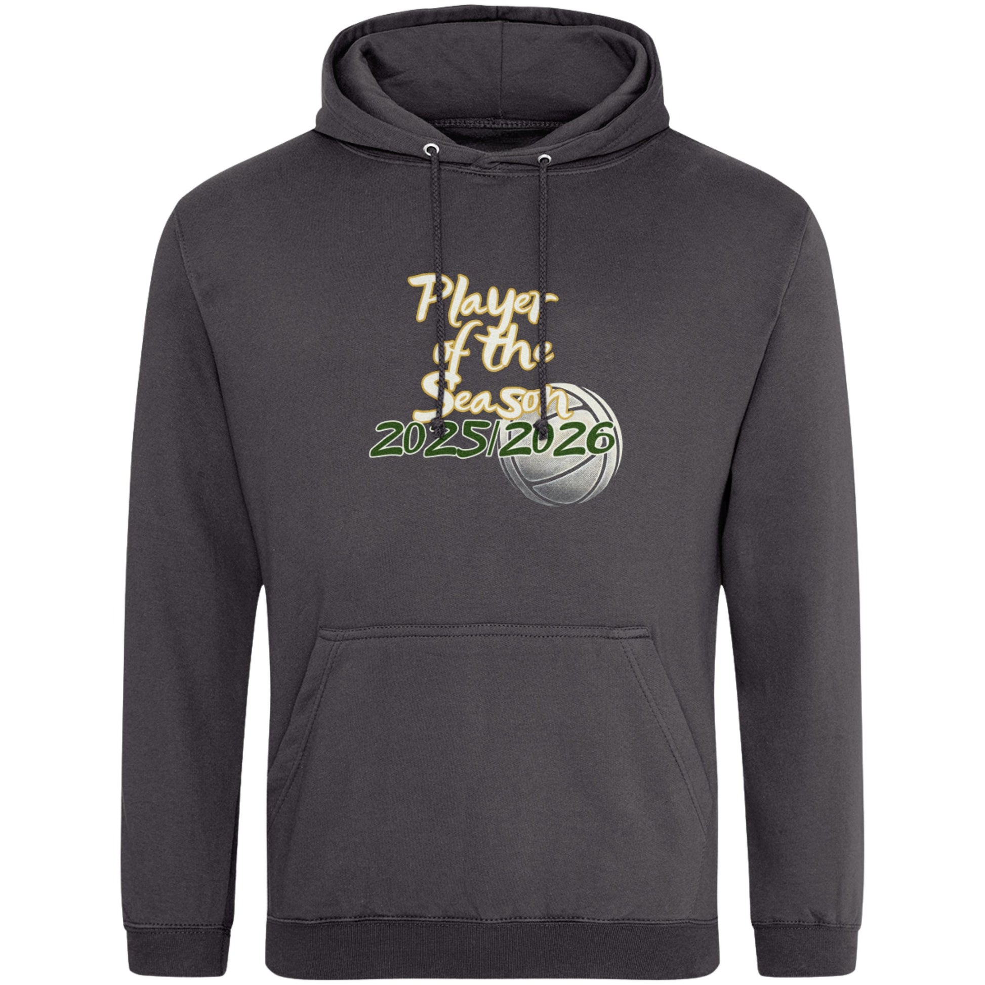 Grey Netball Player of the Season Hoodie - Netball Player Award