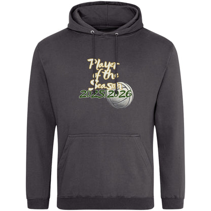 Grey Netball Player of the Season Hoodie - Netball Player Award
