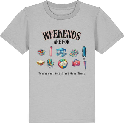Kids Netball Tournament Slogan T-Shirt Top - Netball Gifts